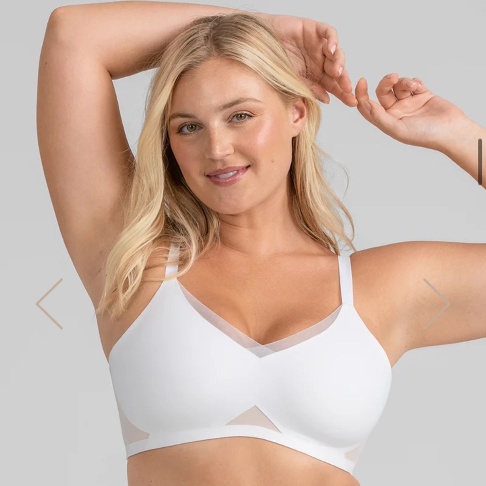 Honeylove Crossover Wireless Bra Size Large